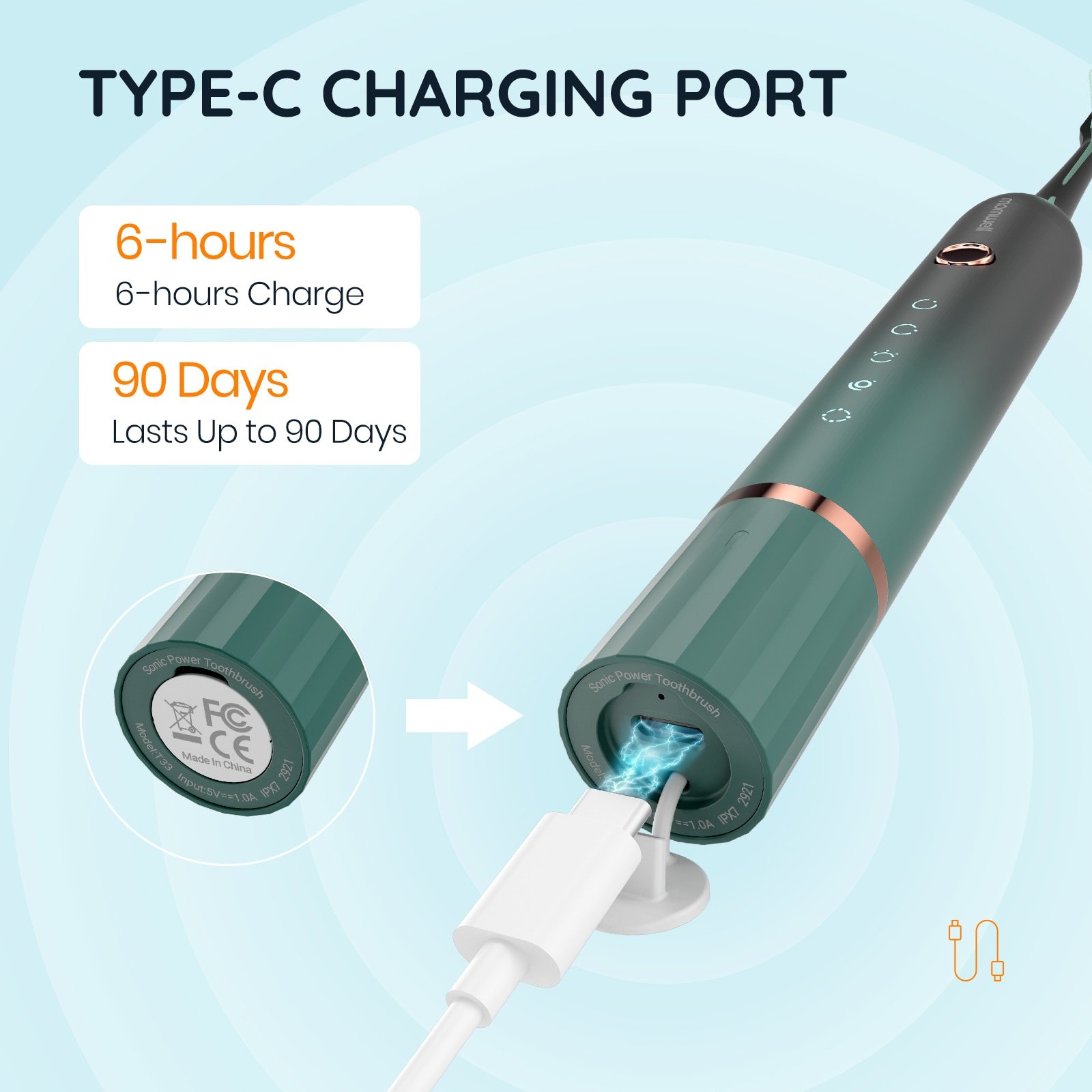 Sonic Electric Toothbrush with Timer | Sonic by DrSmilers - 4