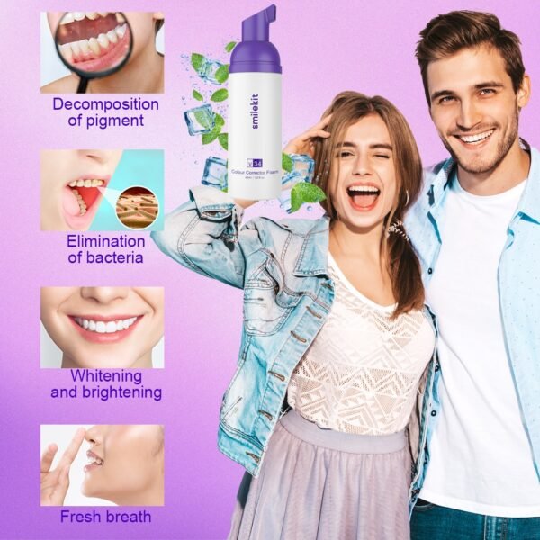 Whitening Toothpaste Mousse | SmileKit by DrSmilers - 6 Whitening Toothpaste Mousse | SmileKit by DrSmilers - 6