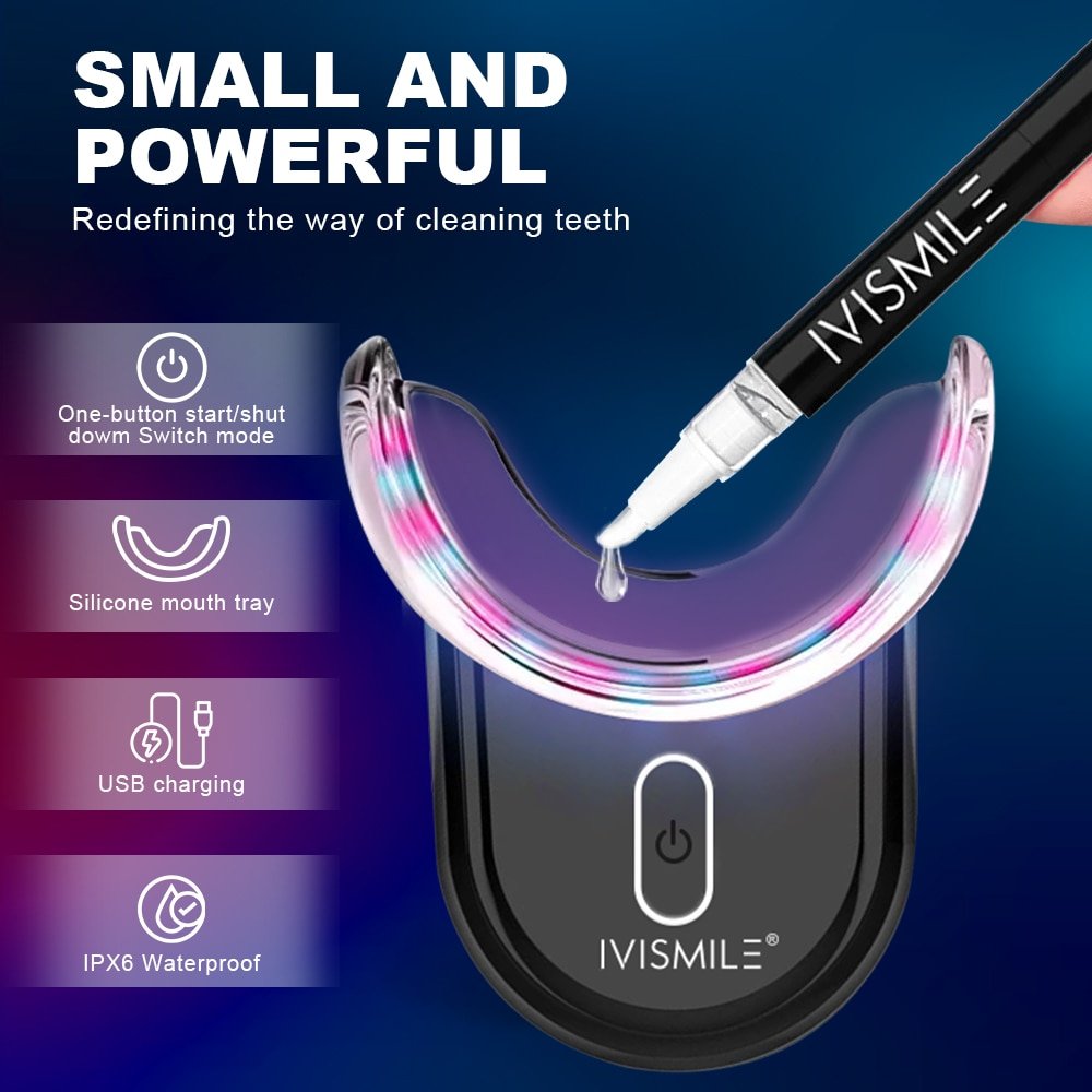 Rechargeable LED Teeth Whitening System | SmileKit by DrSmilers - 2