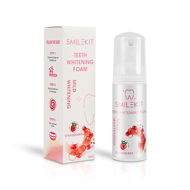 Whitening Tooth Cleansing Mousse | Smiler Kit by DrSmilers - 12