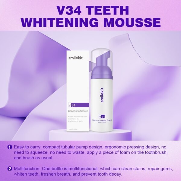 Whitening Toothpaste Mousse | SmileKit by DrSmilers - 5 Whitening Toothpaste Mousse | SmileKit by DrSmilers - 5